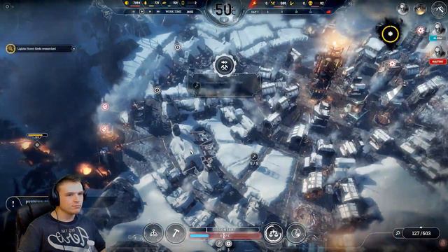 Frost Punk Let's Play p4 - Winterhold Fire - show#243 смотреть онлайн