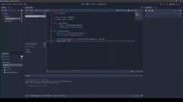 Smooth FPS Camera In 10 Lines (Godot 3)