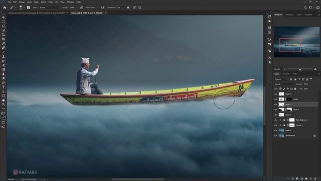 Light Beam Photo Manipulation Effect Photoshop Tutorial смотреть онлайн