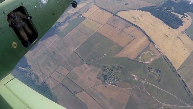 Прыжок с парашютом Д-1-5у c высоты 2200 метров свободное падение смотреть онлайн