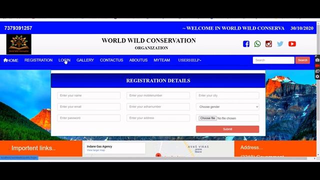 world wild conservation web design PHP language #website #s2shortsvideo смотреть онлайн