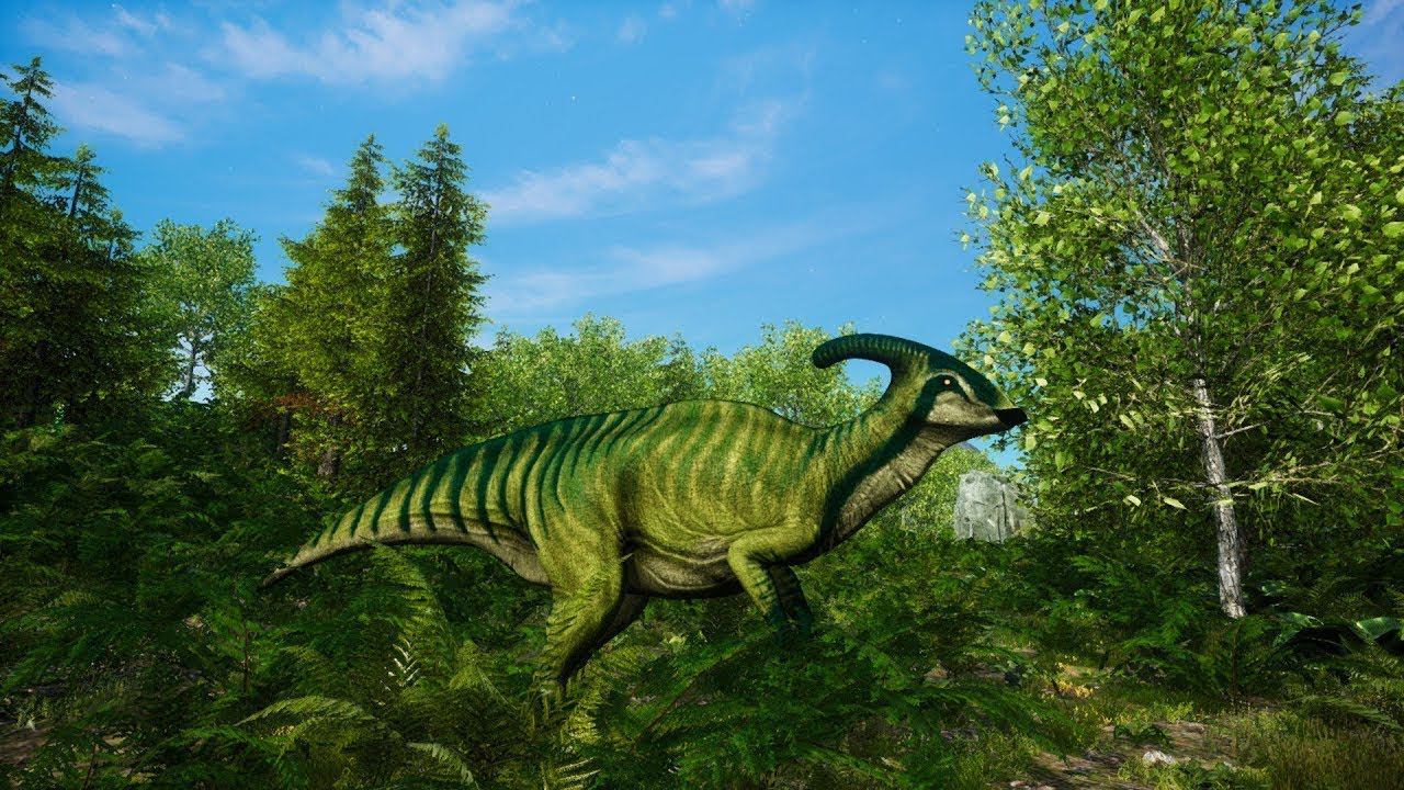 Beasts of Bermuda. Прогулка с паразуролофом