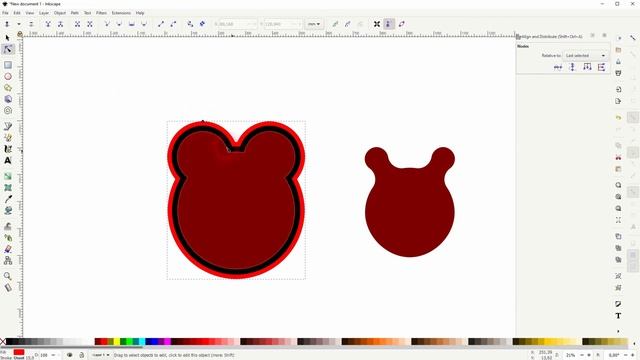 How to use the dynamic offset in Inkscape смотреть онлайн
