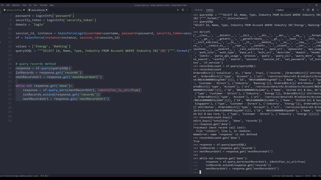 Salesforce AP in Python | Query Records смотреть онлайн