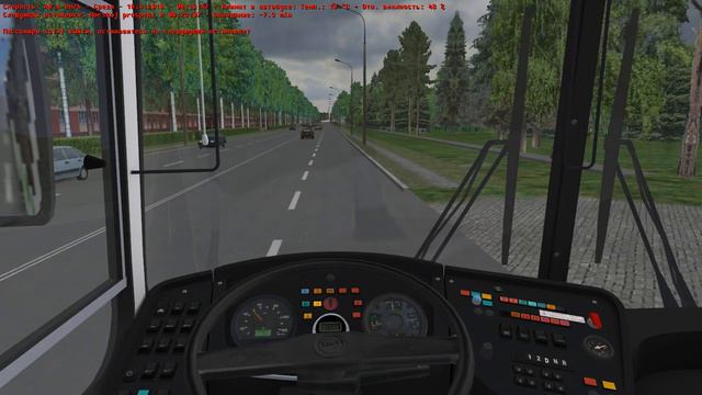 Omsi 2 Лиаз 6212 по карте Новосибирск смотреть онлайн