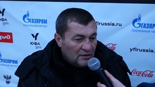 ЮФЛ-1. Строгино - Академия Кубань. 15-й тур. Интервью смотреть онлайн