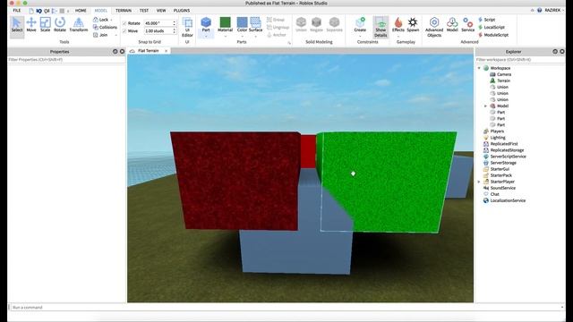 Roblox Studio Introductory Series Tutorials - Solid Modeling смотреть онлайн