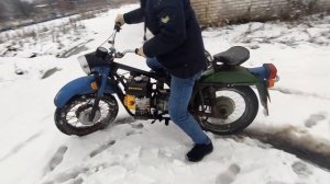 Мотоцикл урал с двигателем от мотоблока Lifan\Champion