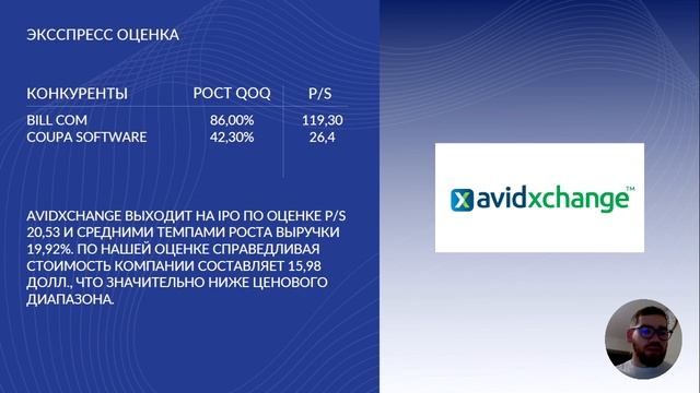 Обзор акций Fintech: IPO AvidXchange, Bill.com, Coupa Software смотреть онлайн