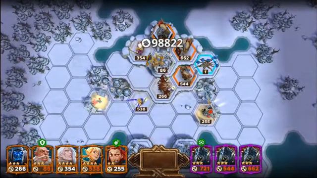 Warlords of Aternum Frost-blood Stronghold battle 8 with warlord level 22 смотреть онлайн