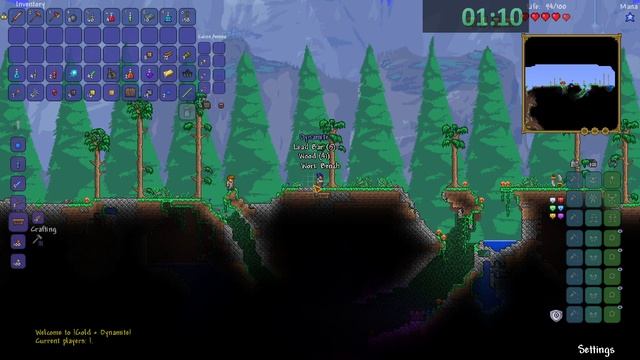King Slime Expert Mode 1.3 (Seeded) in 2:18 - Terraria Speedrun смотреть онлайн