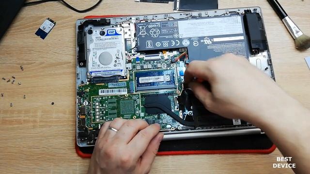 Как разобрать Lenovo ideapad 330s-15IKB , замена термопасты, установка SSD, Апгрейд смотреть онлайн