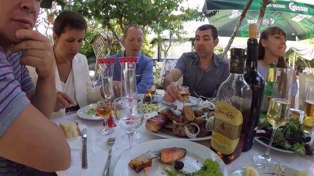 Свадебный вечер в кафе Очаг  Купание в море  Пляж Высокий берег  Танцы в кафе Малая бухта  Анапа