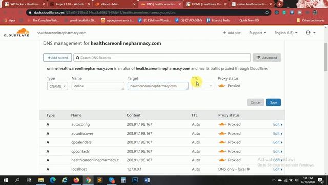 subdomain is not working after configure cloudflare cdn on main domain/add sub domain to cloudflar смотреть онлайн