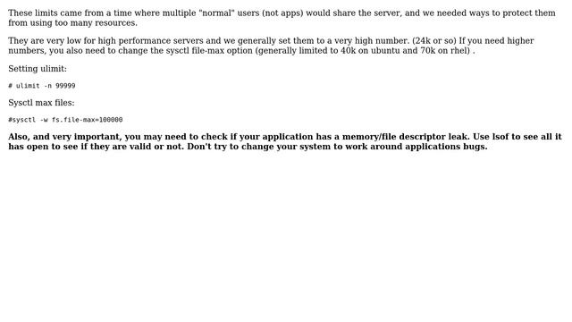 DevOps & SysAdmins: Practical maximum open file descriptors (ulimit -n) for a high volume system смотреть онлайн