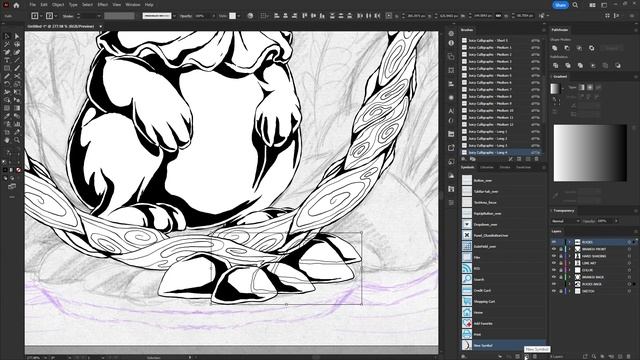 Creating an Easter Bunny Illustration in Photoshop and Illustrator - Speed Art смотреть онлайн
