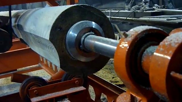 Оцилиндровка бревен. Выбор паза смотреть онлайн