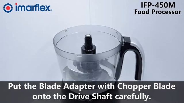 IMARFLEX IFP-450M How to use Food Processor Attachment смотреть онлайн