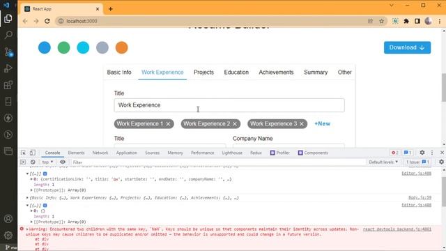 Resume Builder with React in Hindi | Part 2.5 | Intermediate Projects смотреть онлайн