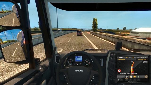 Euro Truck Simulator 2. Карьера #28 - Доставка силоса, негабаритный груз. Ачивка "Гигант" смотреть онлайн