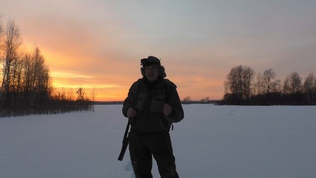 Охота на ТЕТЕРЕВА, КОСАЧА на лунках. ЗИМА 2021. смотреть онлайн