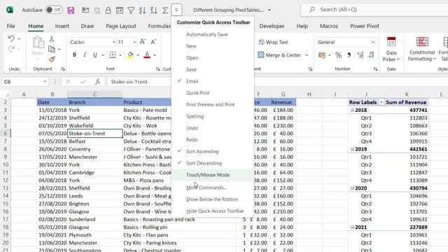 How to Stop PivotTable Grouping Affecting Another PivotTable | 2 PivotTables - Different Groupings смотреть онлайн
