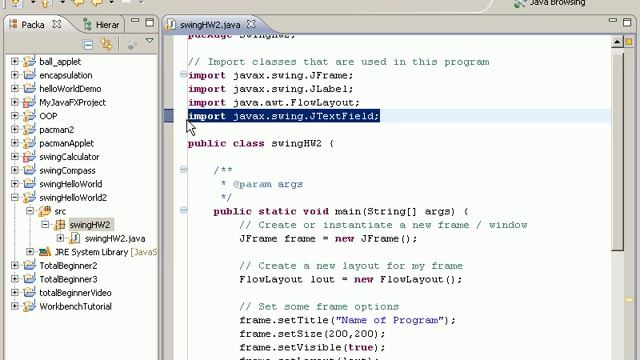 Java w/ Eclipse 12 - Absolute Basics: Hello World Part 8 смотреть онлайн