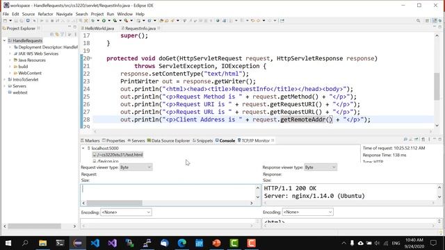 Handling HTTP Requests смотреть онлайн