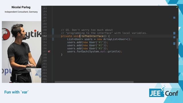 Fun with `var` (Nicolai Parlog, Germany) смотреть онлайн