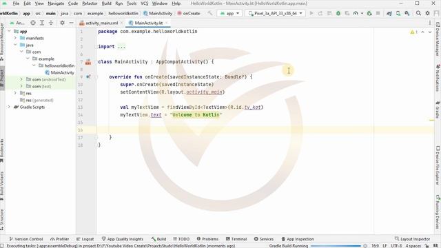 Kotlin Tuorial: How To Use TextView In Kotlin | #learnvibes #androidstudio #androidappdevelopment смотреть онлайн