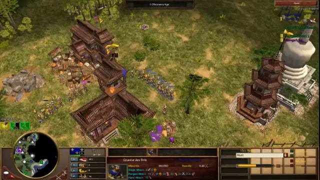 Age of Empires 3 French Villager Rush vs 2 expert comps, win in 15 minutes смотреть онлайн