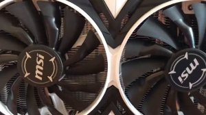 Треск во время нагрузки видеокарты MSI GTX 1070 Armor
