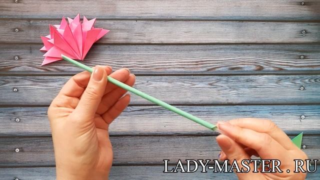 Поделка к 9 мая в детский сад или школу "Гвоздики". Поделка ко Дню Победы смотреть онлайн