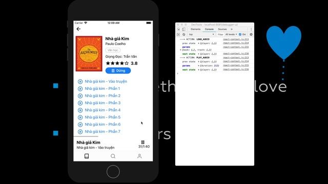Demo Audiobook app written in React Native смотреть онлайн