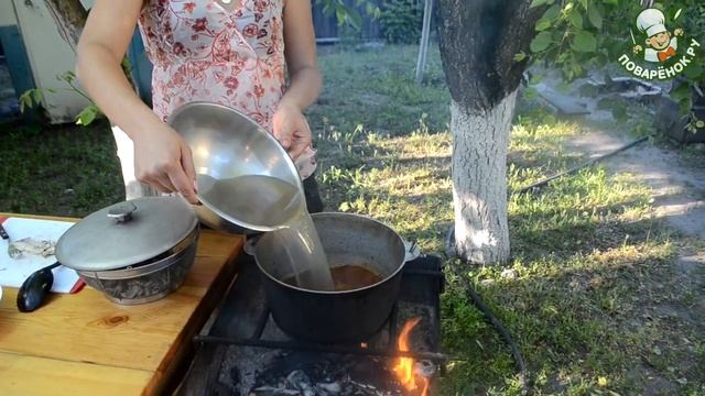 Халасле. Венгерский рыбный суп. Готовим на природе.