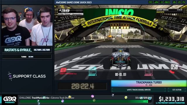 TrackMania Turbo by Rastats and Gyrule_ in 30:14 - Awesome Games Done Quick 2023 смотреть онлайн