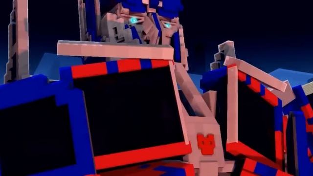 Transformers Autobots Arrival To Earth Scene (Minecraft animation) смотреть онлайн