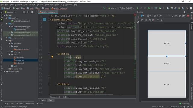 Android & Kotlin || Linear Layout смотреть онлайн