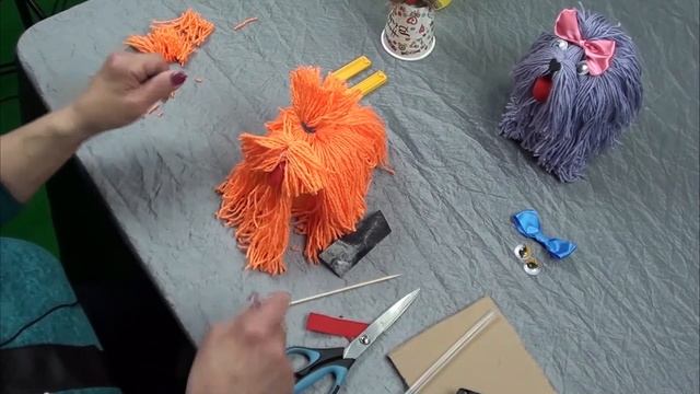 Мастер-класс.Собачки из пряжи смотреть онлайн