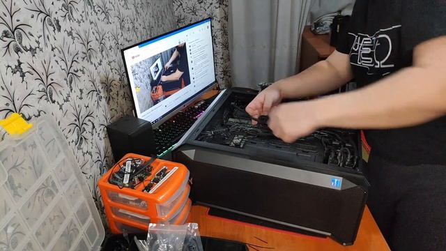 Первый стрим в честь 1000 подписчиков!пересборка компа с авито,настройка,тестирование в игра,общени смотреть онлайн