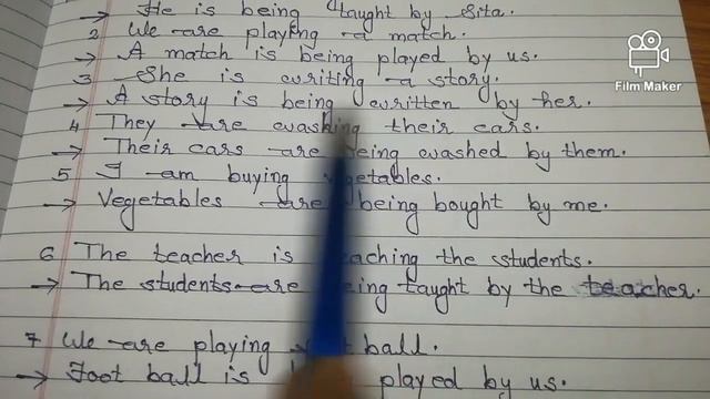 Active and Passive Voice || Part 5 ||Present Continuous Tense || смотреть онлайн