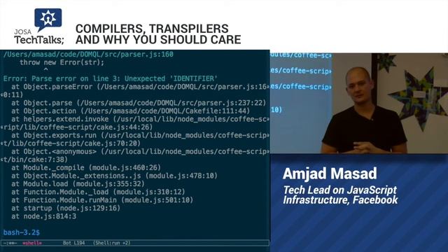 JOSA TechTalks - Compilers, Transpilers, and Why you Should Care смотреть онлайн