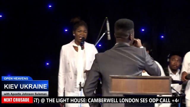 OFM UKRAINE CHOIR LEADS POWERFUL WORSHIP @ Open Heaven: KIEV, UKRAINE / Apostle Johnson Suleman