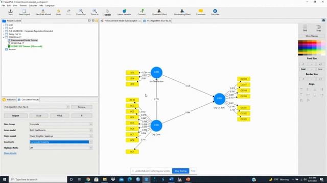 SmartPLS Measurement Model Tutorial смотреть онлайн