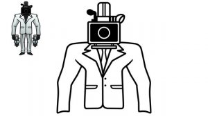 КАК НАРИСОВАТЬ БОЛЬШОГО КАМЕРАМЕНА УЧЕНОГО из Скибиди Туалет