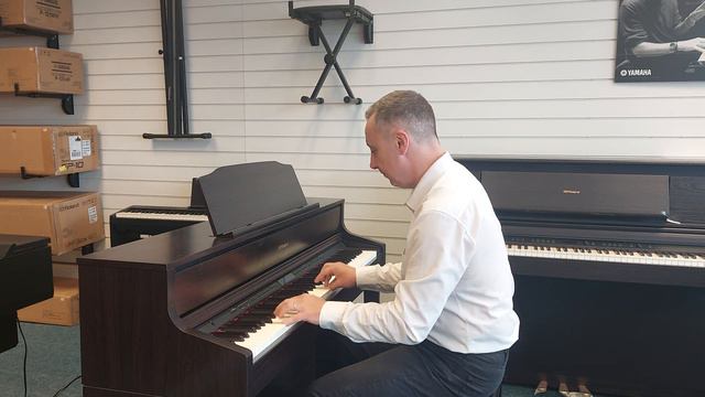 Used Roland HP-605 Digital Piano Rosewood Demonstration & Review | Piano For Sale Rimmers Music смотреть онлайн