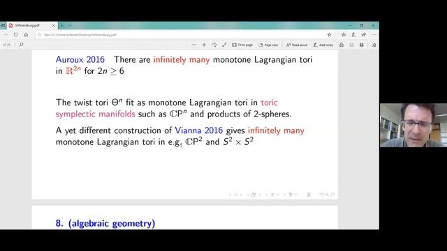 V. A. Rohlin St. Petersburg Topology Seminar, 27 May, Felix Schlenk, (Real) Lagrangian submanifold смотреть онлайн