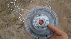 Режем железобетонные шпалы!!!