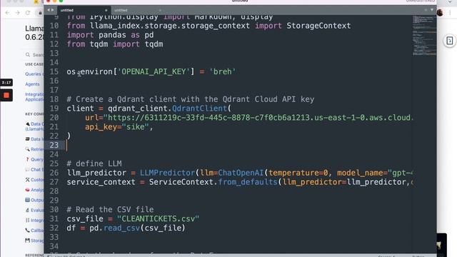 Creating a Customer Support SearchBot with LlamaIndex, Qdrant, and OpenAI смотреть онлайн