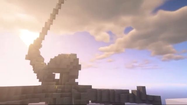 Копия монумента "Родина-мать зовёт!" в Minecraft смотреть онлайн